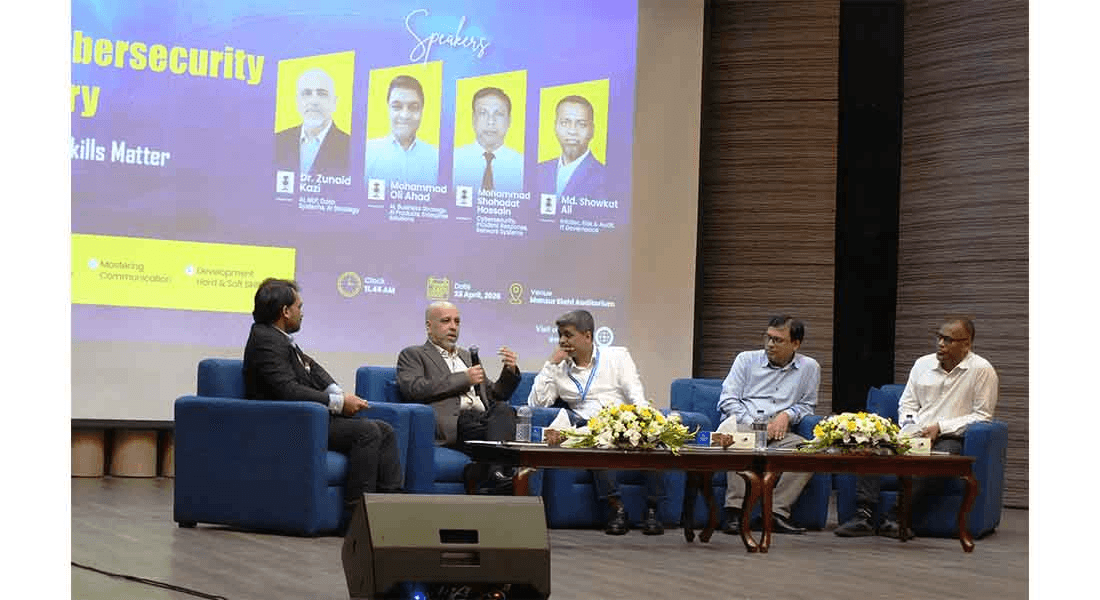 Academic panel and guests at East West University